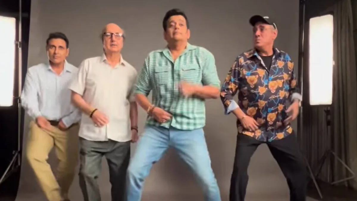 Anupam, Boman recreate Ravi Kishan’s viral dance step