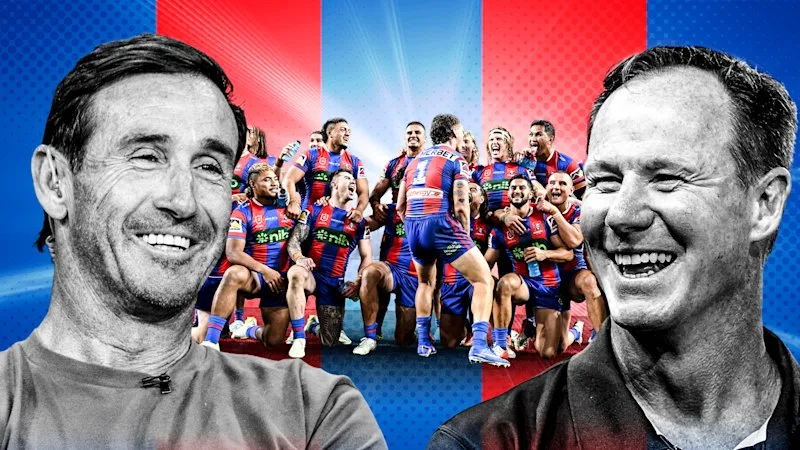Last year, I was scathing about my own club. But this dressing room photo sums up Knights revival