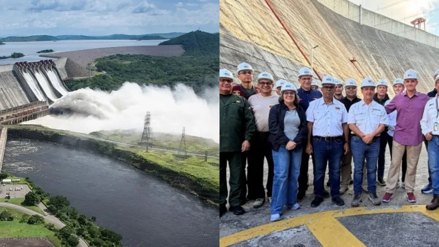 VIDEOS: Realizaron inspección técnica en el Guri para garantizar la estabilidad del SEN
