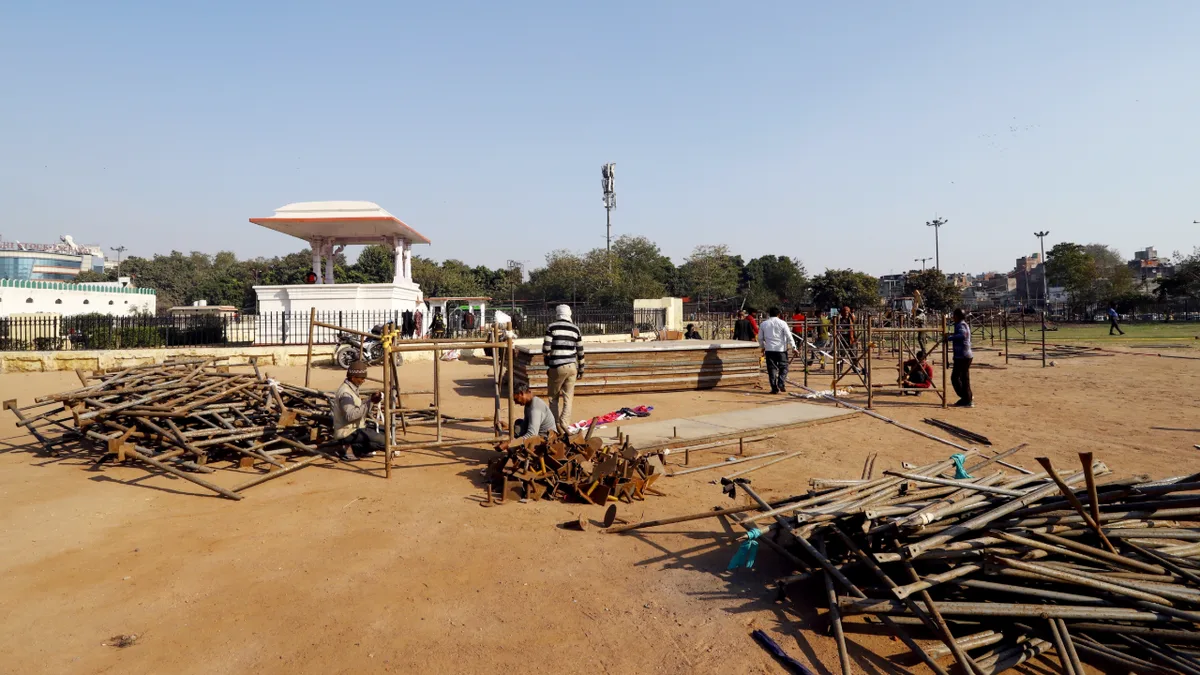 Delhi’s new protest site Ramlila Maidan has just 3 dates open this year