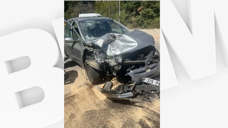 Un violent choc frontal entre deux véhicules fait deux blessés graves à Séranon
