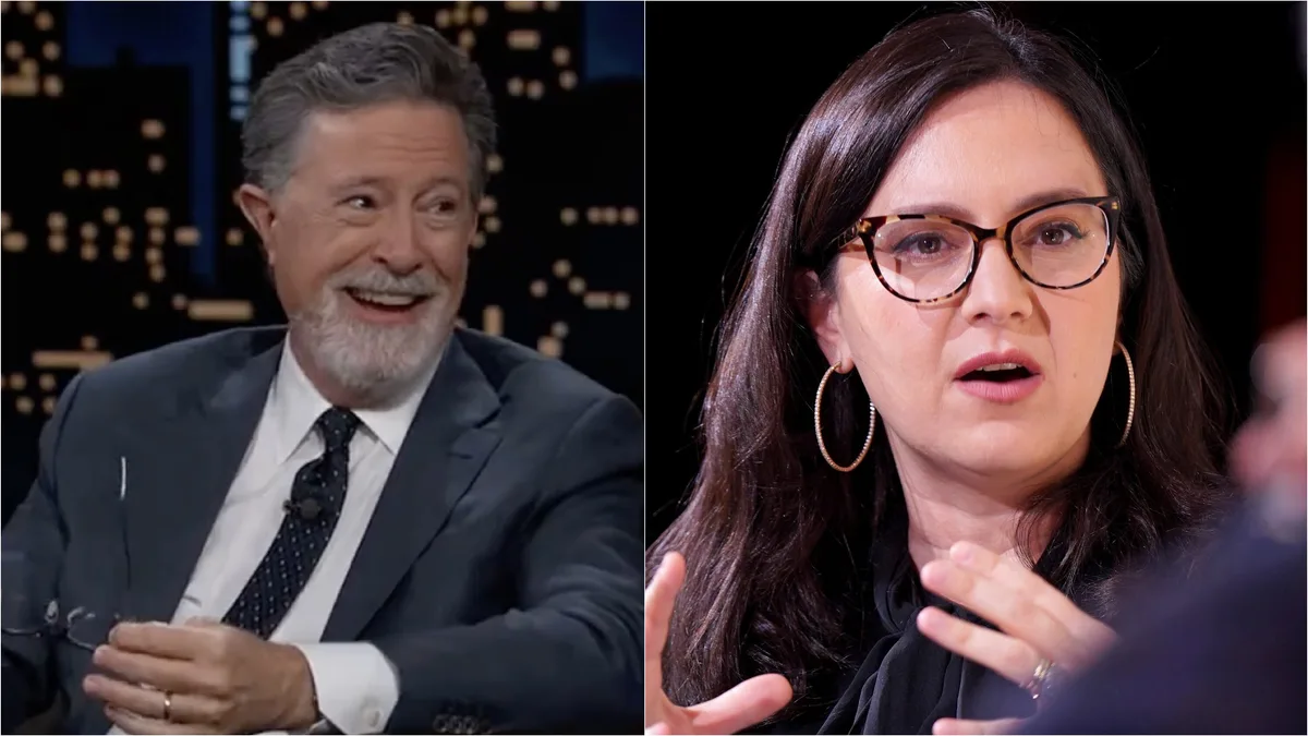 Colbert Sends Pointed Message to CBS During Late Night TV Comeback
