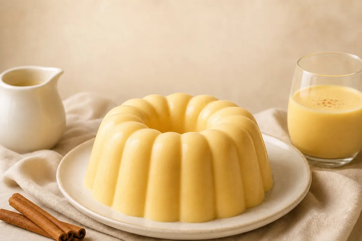 Receta de gelatina de rompope con solo 3 ingredientes: un postre fácil y delicioso para consentir a la familia