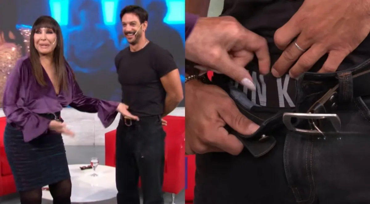 El momento hot de Moria Casán con Joaquín Ferreira, el actor que es Luis Vadalá en su serie: “Es el nuevo chongo argentino”