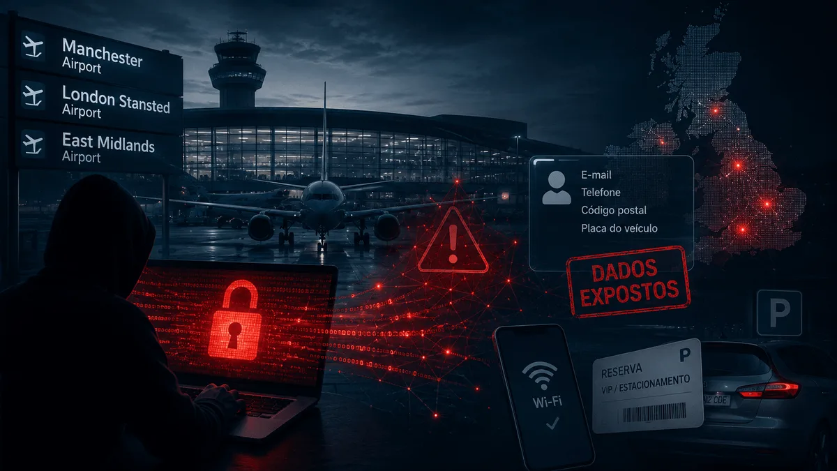 Ataque hacker expõe dados de quase 9 milhões de passageiros de três aeroportos do Reino Unido