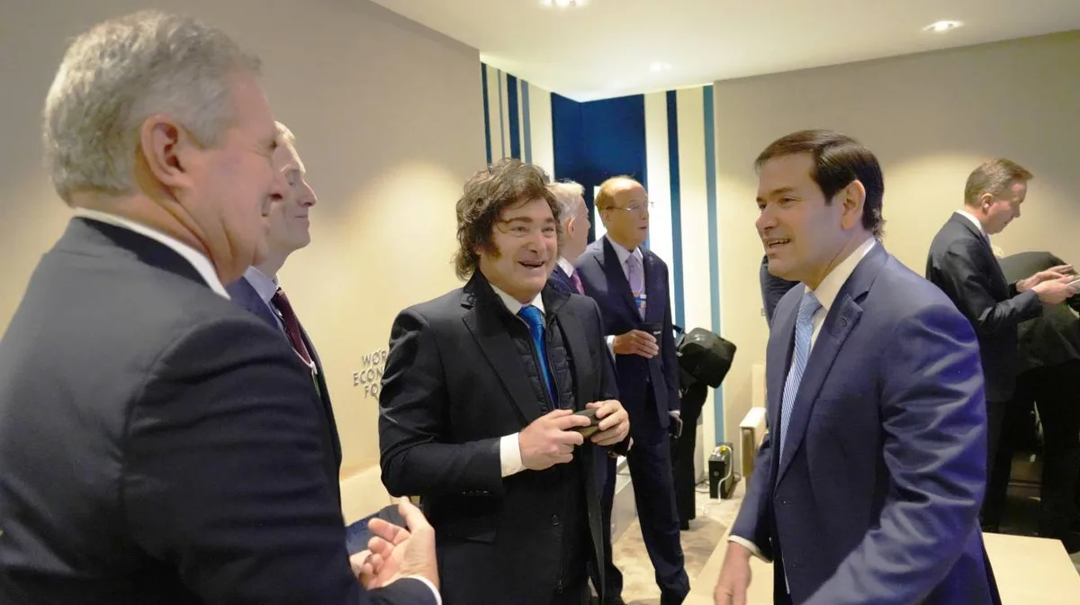 Milei se comunicó con el jefe de la diplomacia de EE.UU para profundizar los vínculos comerciales y ampliar las inversiones