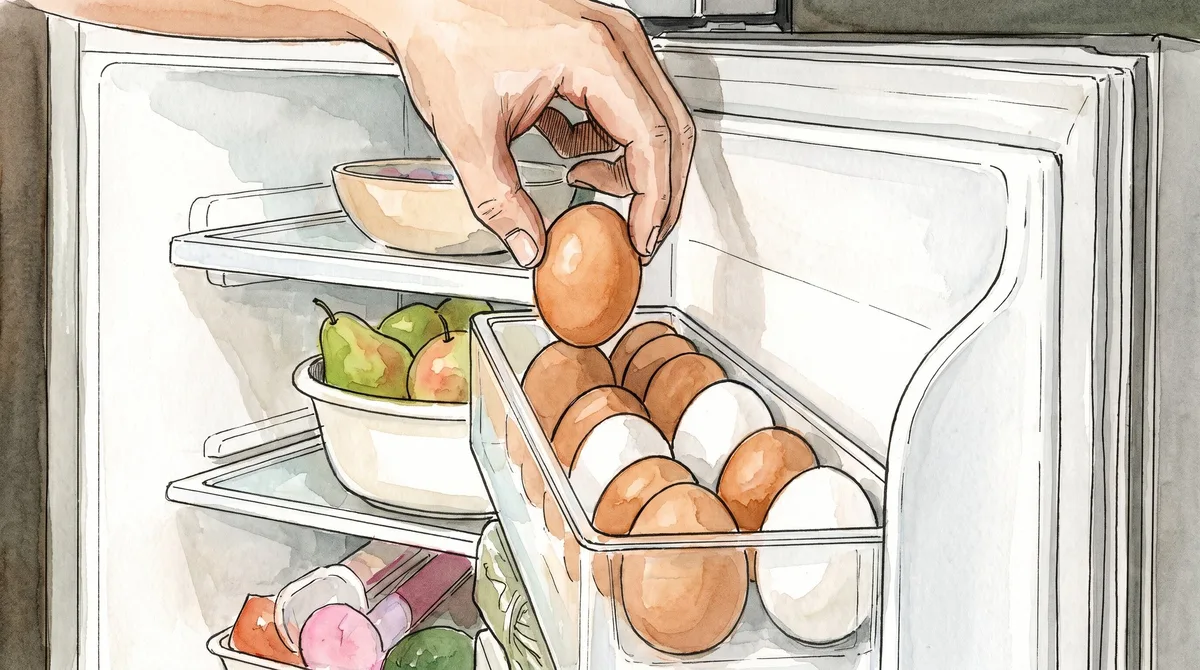 El error común al guardar los huevos en la heladera