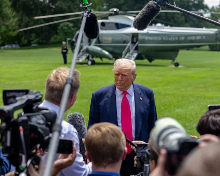 US justice department investigating TV networks over Trump pool coverage