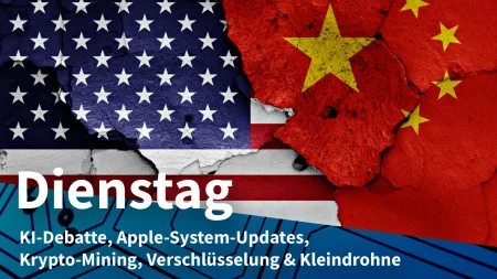 Dienstag: Trump greift Anthropic-Chef an, Apple-Betriebssysteme für die KI-Ära