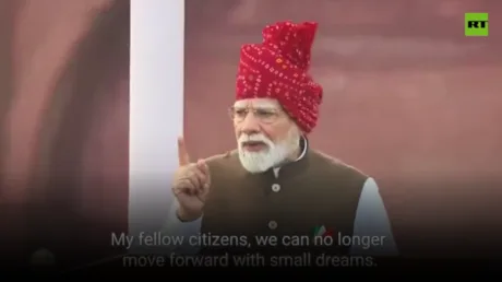 ‘No longer small dreams’: Modi’s message to India on Independence Day (VIDEO)