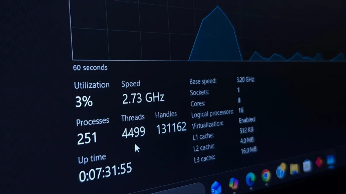 Le Task Manager de Windows vous montrera les IA qui tournent en tâche de fond