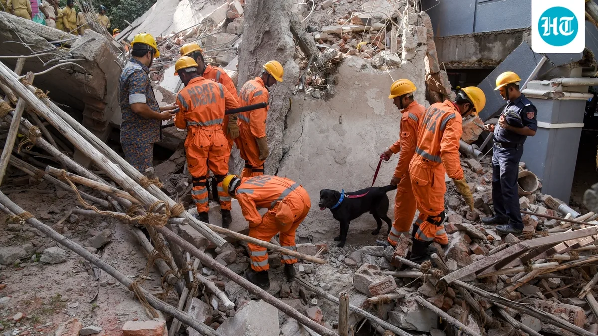 2 killed after illegal building in Hyderabad's Gachibowli caves in