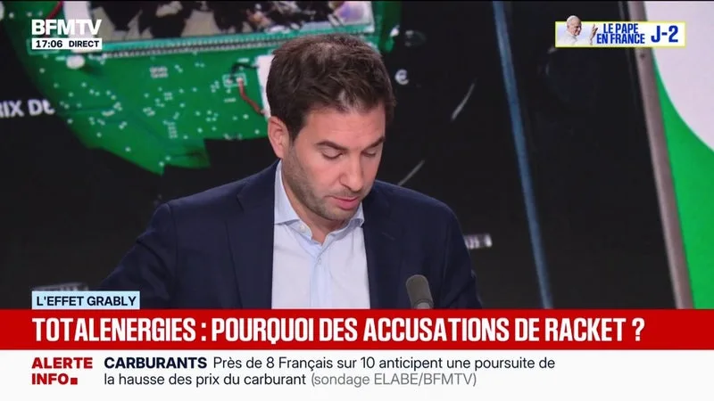 L'EFFET GRABLY - Crise des carburants: TotalEnergies répond à Jean-Luc Mélenchon sur les réseaux sociaux