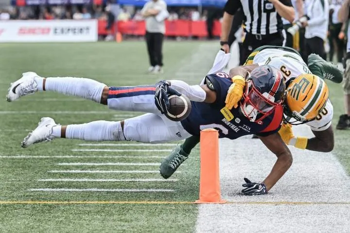 Alouettes’ receiver Tyson Philpot on historic pace