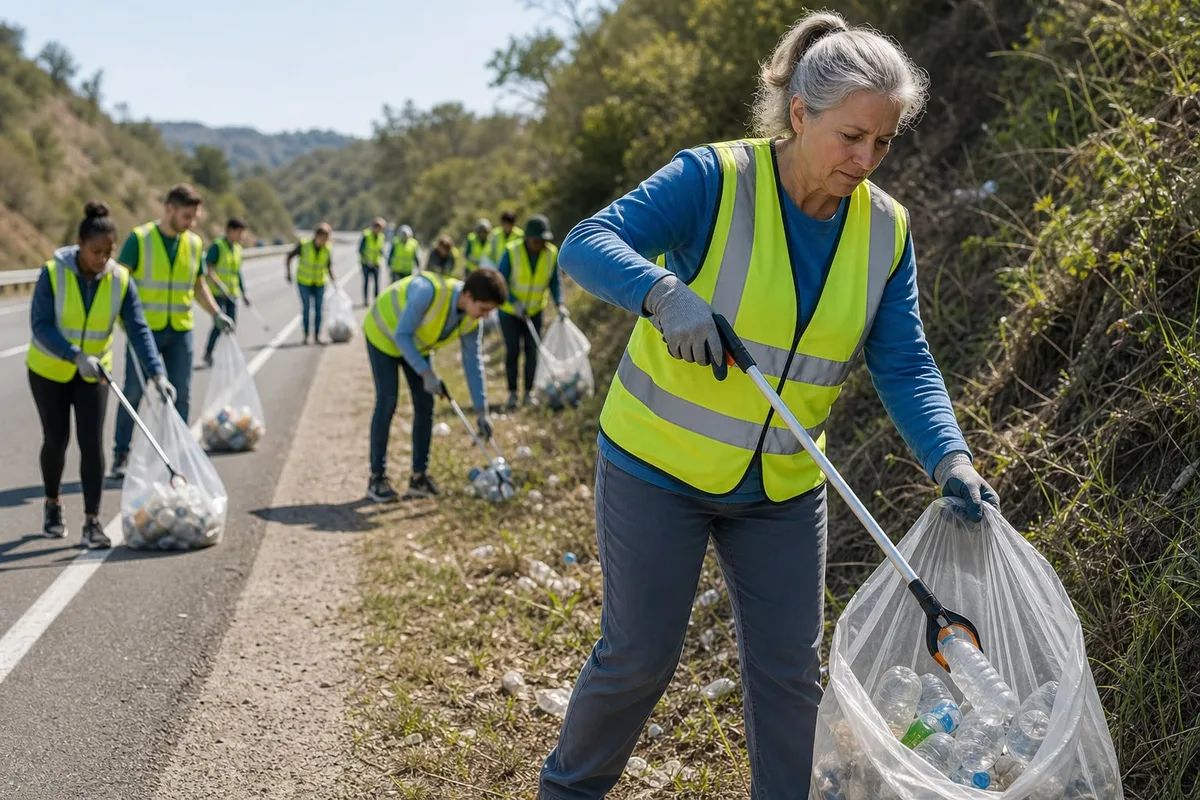 De caminar sola a movilizar a cientos de vecinos: una jubilada lidera un proyecto que ha retirado más de 300 toneladas de basura