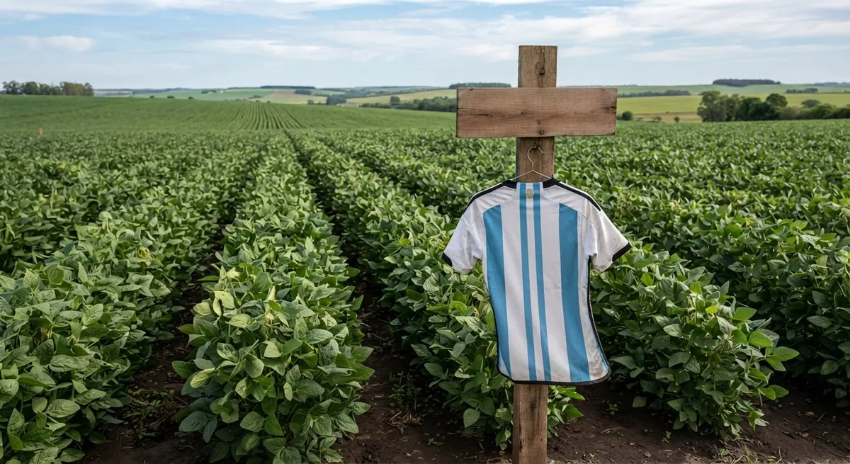 Ídolo do futebol argentino também é produtor de soja. Você sabe quem é?