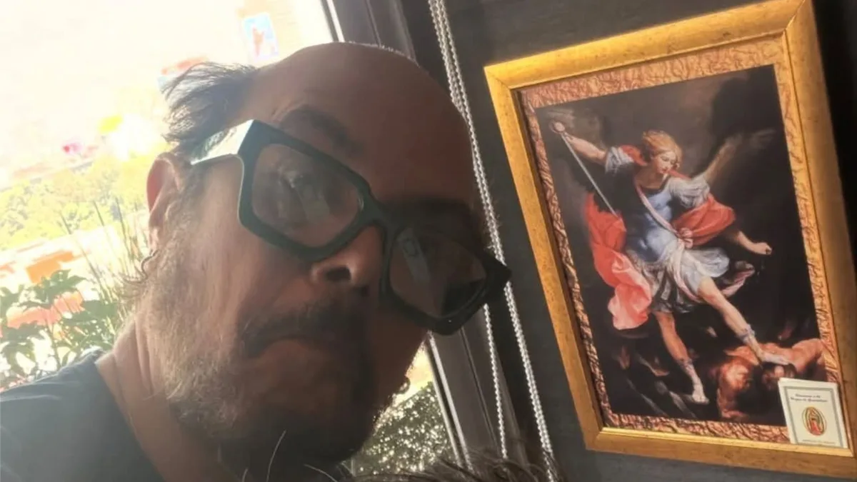 Aleks Syntek publica una imagen en la que aparece sin peluquín y la elimina a los pocos segundos
