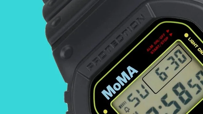 Edição limitada! Casio lança G-Shock 'MoMA' com visual retrô inspirado em calculadora clássica
