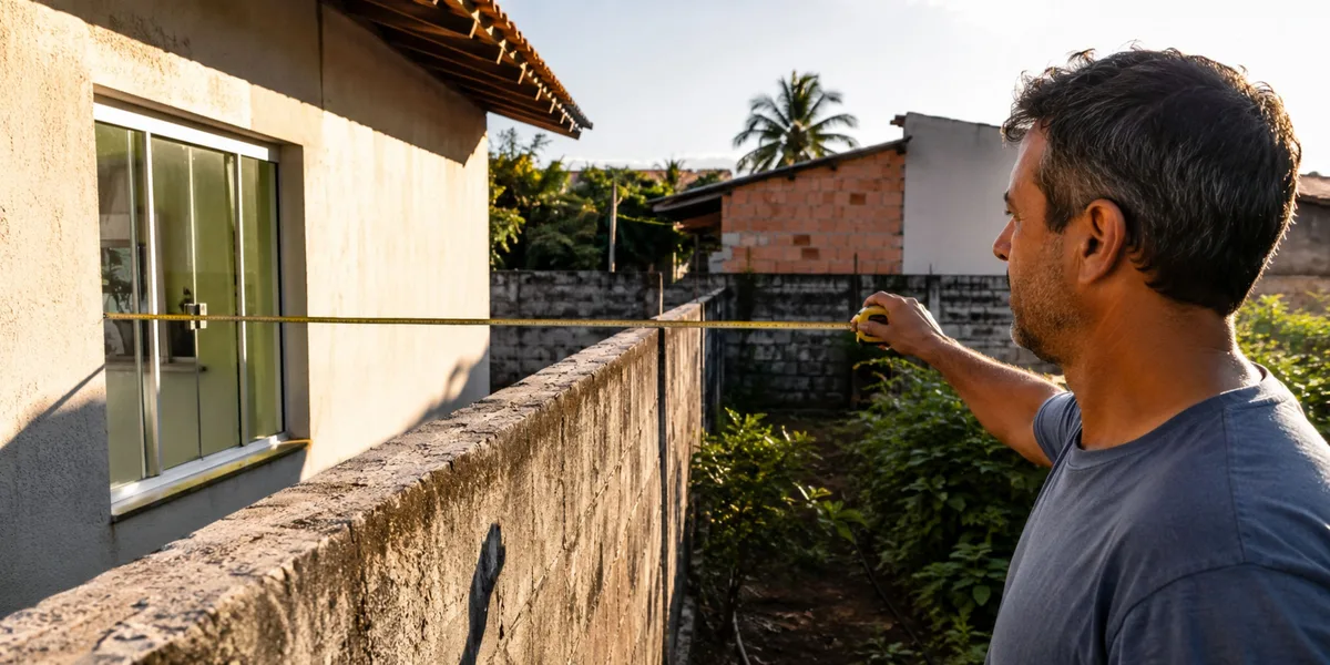 Casal passa férias fora e, ao retornar, percebe que vizinho abriu uma janela voltada para seu quintal, ele pede fechamento e distância da divisa vira centro da disputa