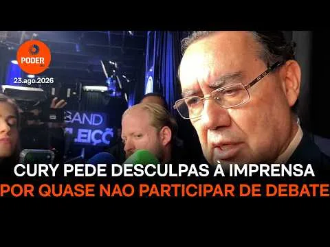 Cury pede desculpas à imprensa por quase não participar de debate