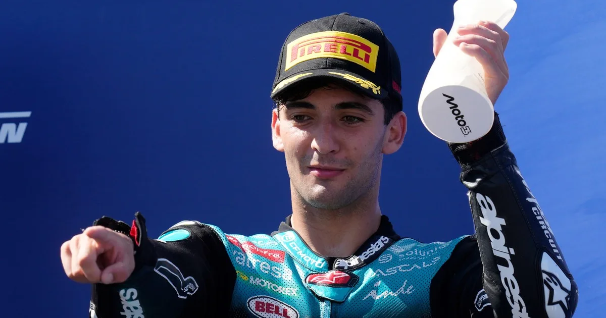 Morelli le dio otro podio a Argentina en Moto3: fue 3° en el GP de Aragón