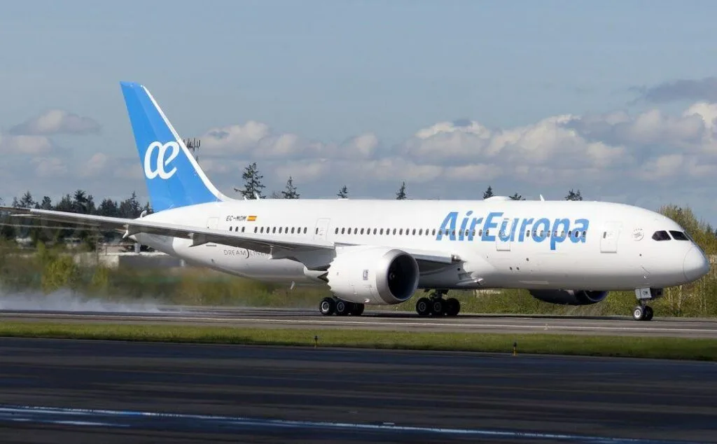 Air Europa retoma voos diretos Madrid-Caracas a partir de 1 de setembro