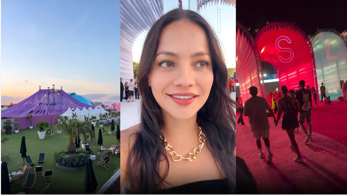 La actriz Natalia Reyes mostró paso a paso su recorrido por la ciudadela que construyó Shakira para sus conciertos en España: “Es un concepto”