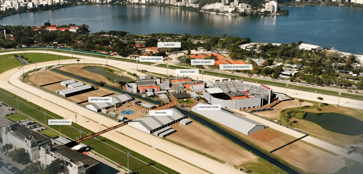 Rio Open anuncia ampliação do complexo para receber maior público em 2027