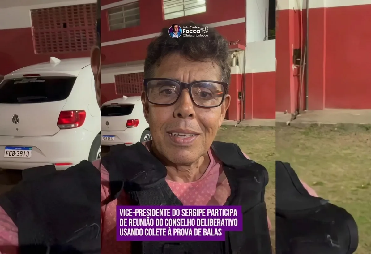 Vice do Sergipe vai a reunião com colete à prova de balas ao alegar ameaças do presidente