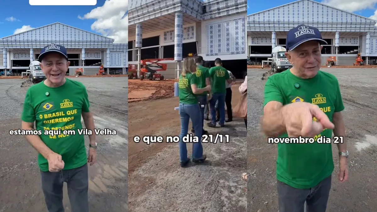 Diretor da Havan anuncia inauguração de loja em Vila Velha para novembro
