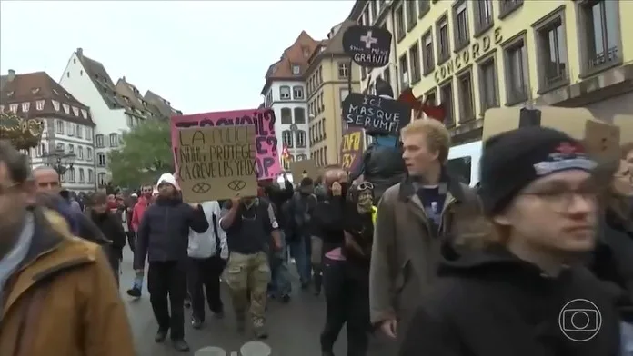 Protestos contra o aumento do custo vida se espalham pela Europa