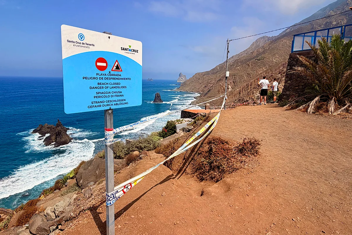 Benijo, el paraíso prohibido de Tenerife: "Es una vergüenza estar dos años sin playa"