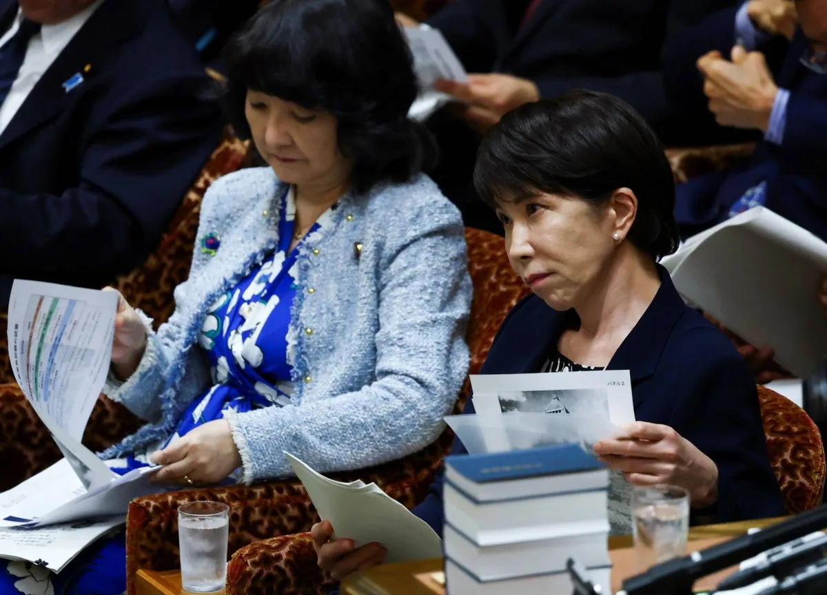 Japan’s leader says she loses hours to makeup and chores. Opinions abound.