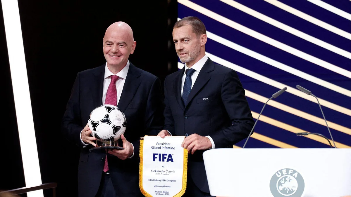 Ceferin says no FIFA challenge but urges Infantino to step down from post