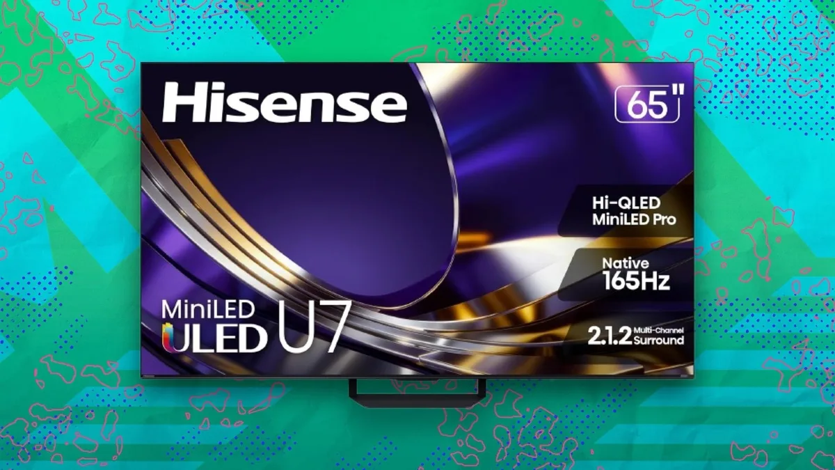 Monster TV price drop: The Hisense 65-inch U7 Mini-LED drops to $847.99 at Amazon
