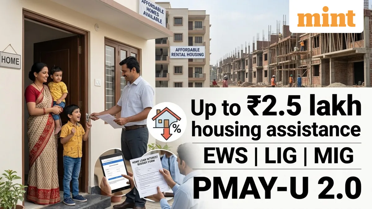Don't own a house? Here's how you can receive up to ₹2.5 lakh under Pradhan Mantri Awas Yojana Urban 2.0
