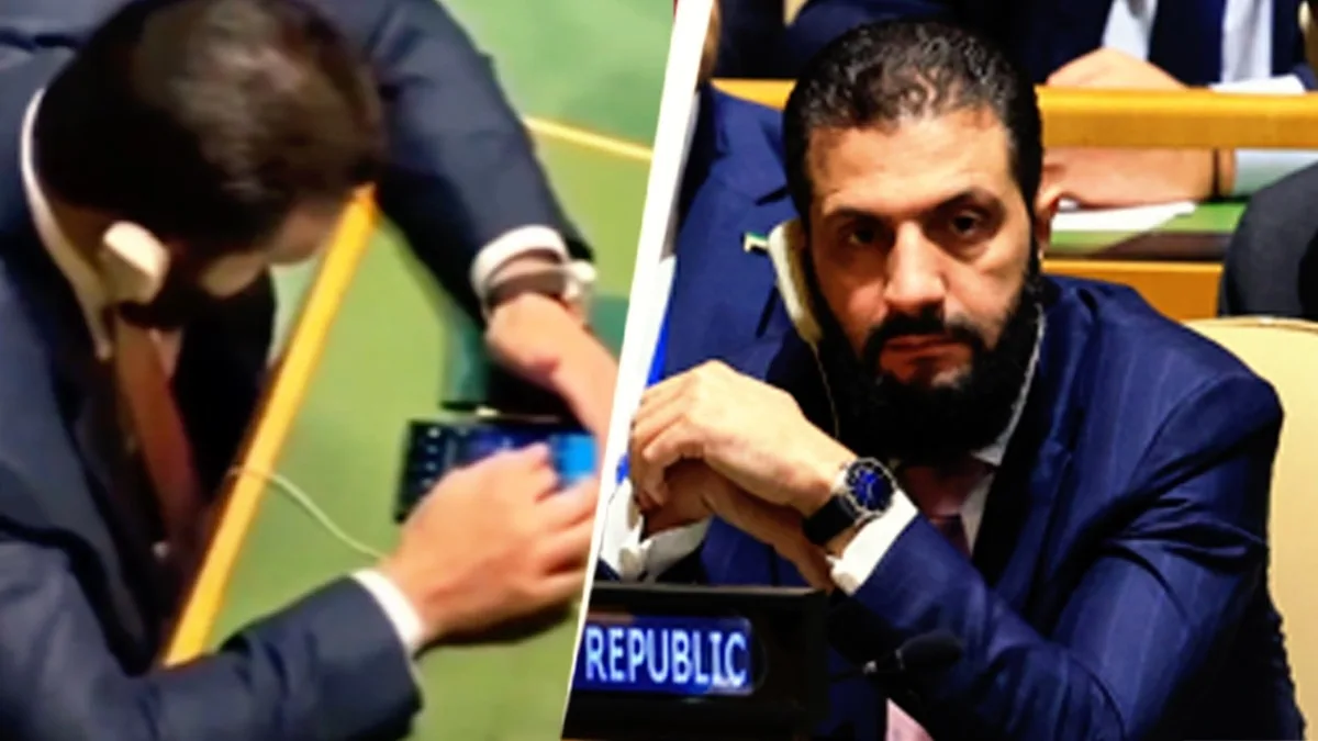 Watch: Syrian President busy scrolling Instagram reels as leaders spoke at UNGA