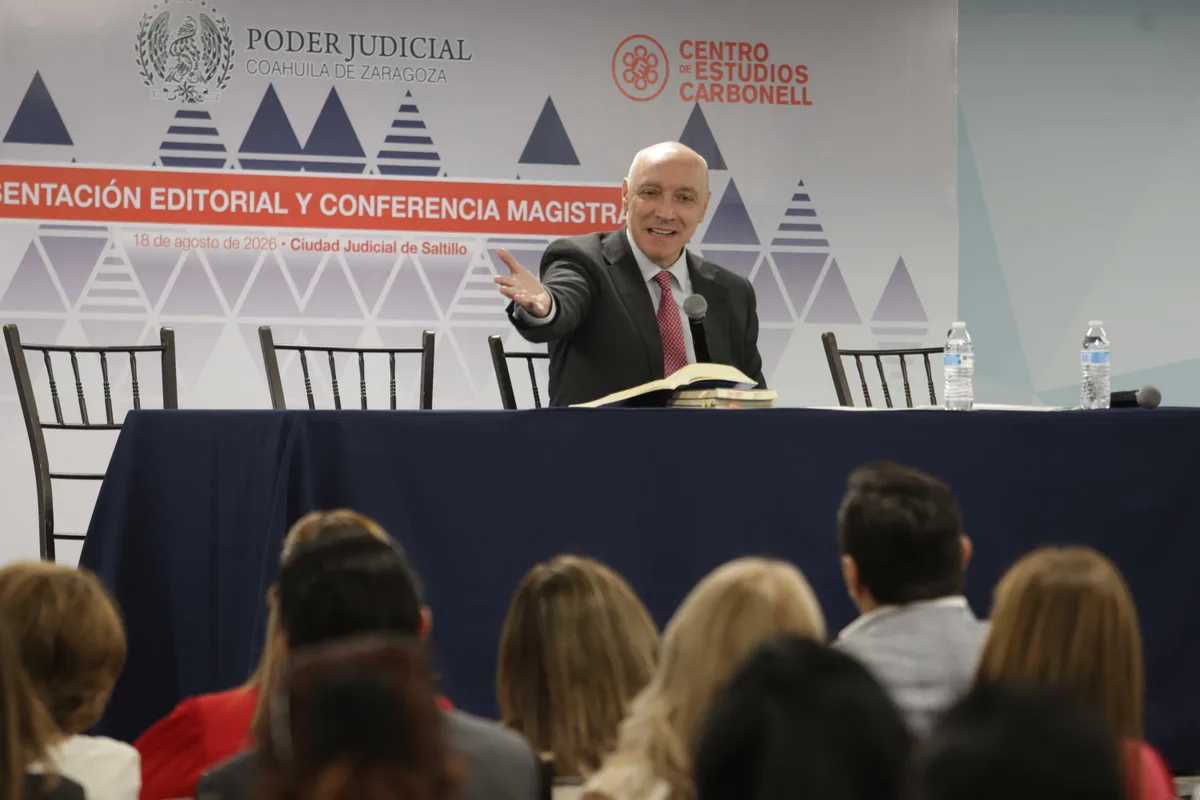 Jurista Miguel Carbonell llama a Coahuila a acelerar implementación del Código Nacional de Procedimientos Civiles y Familiares