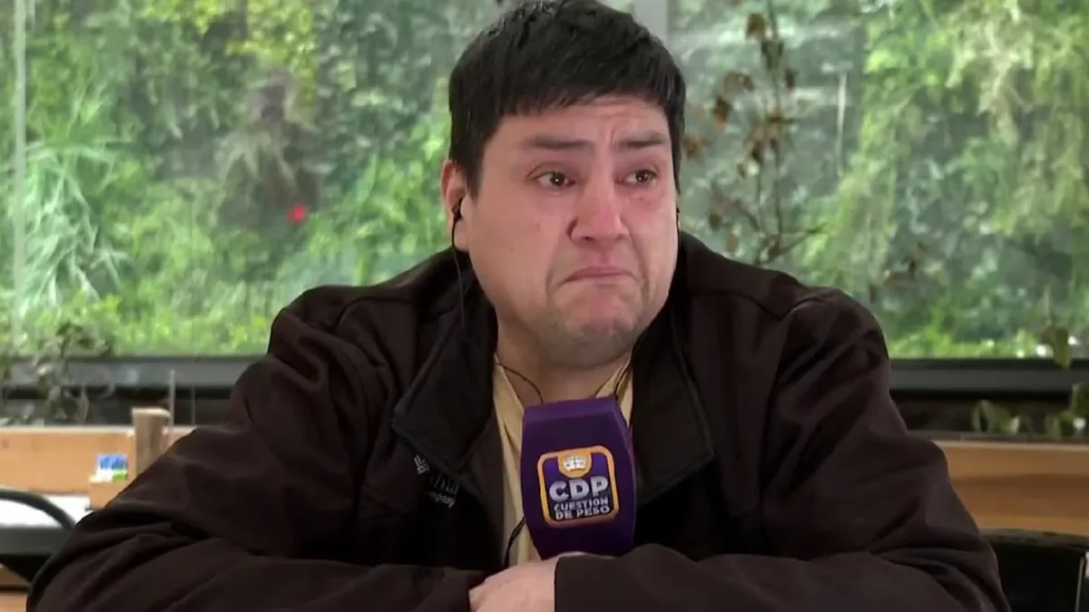Luisito Zerda se quebró en Cuestión de Peso al contar la dura situación de su esposa: “Le pido por favor que no me deje”