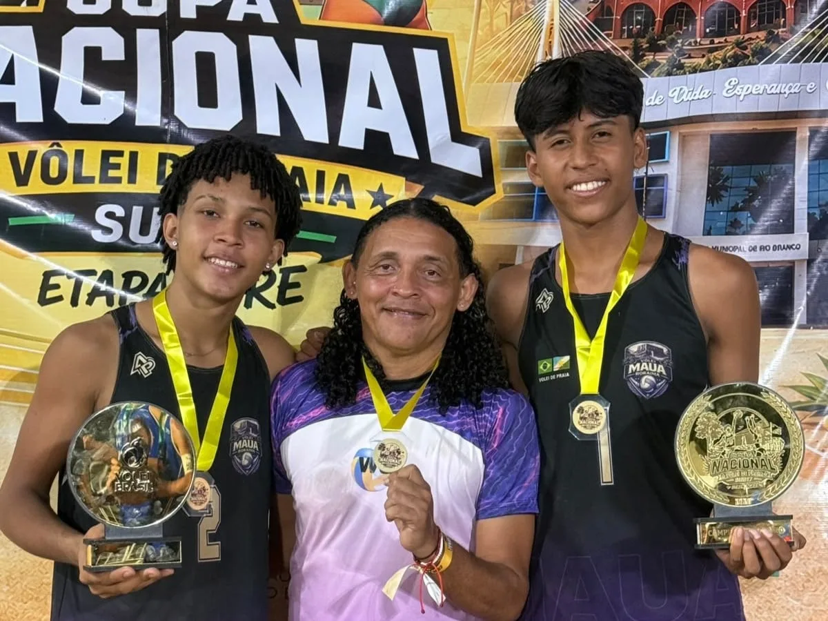 Dupla roraimense conquista Copa Nacional Sub-17 de Vôlei de Praia