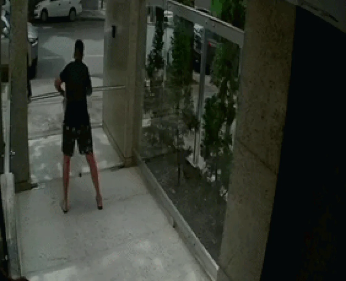 VÍDEO: Ladrão finge ser morador de prédio, entra com entregador e rouba iPhone no bairro Funcionários