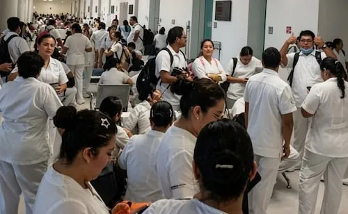 Enfermeros paran labores en el nuevo Hospital Agustín O’Horán de Yucatán; exigen pago de salarios pendientes