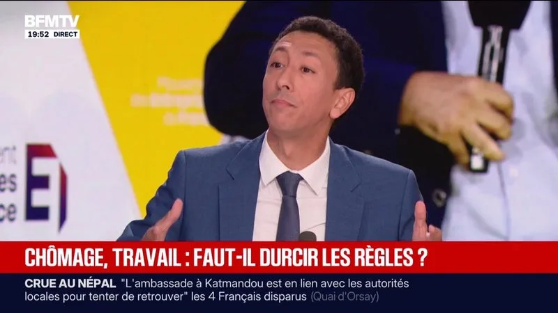 "À force de considérer qu'on pouvait travailler moins et mieux vivre, on s’est appauvri", pointe Othman Nasrou, vice-président des Républicains