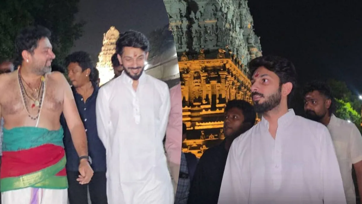 Anirudh seeks blessings at Tiruvannamalai ahead of 'Jailer 2' release