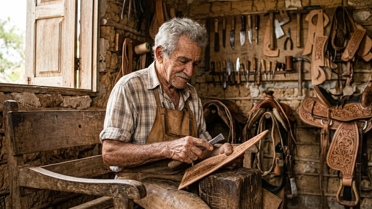 Aos 80 anos, Espedito Seleiro somava mais de 7 décadas no couro, levou o ofício do sertão à moda e manteve a tradição familiar