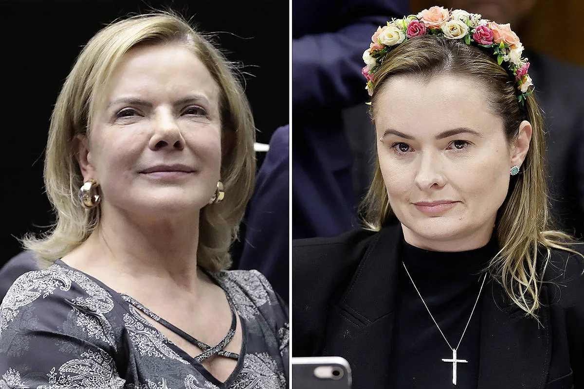 Gleisi Hoffmann aciona PGR contra Júlia Zanatta por publicações contra vacinação infantil