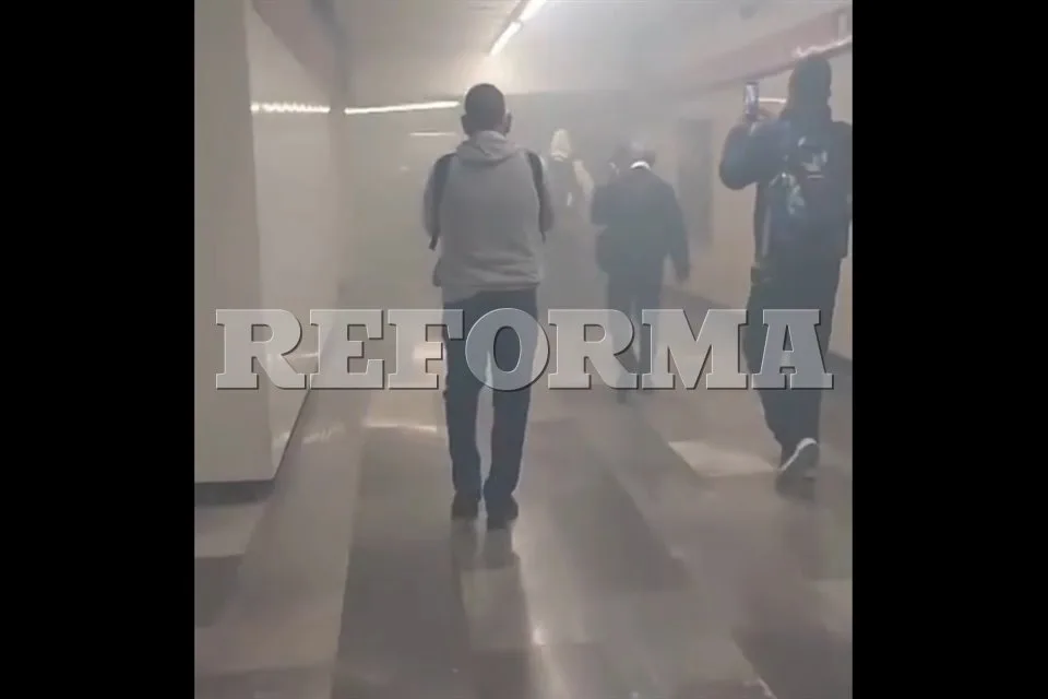 Reportan presencia de humo en estación de Línea 1 del Metro
