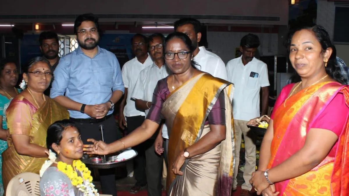 Community baby shower organised in Tenkasi