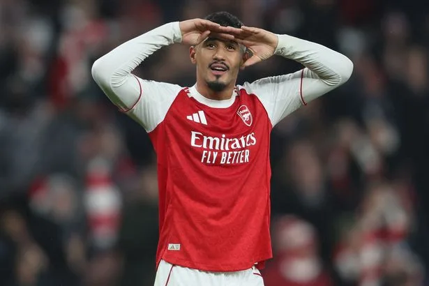 How long is William Saliba out for? Reason Arsenal star is missing vs Coventry