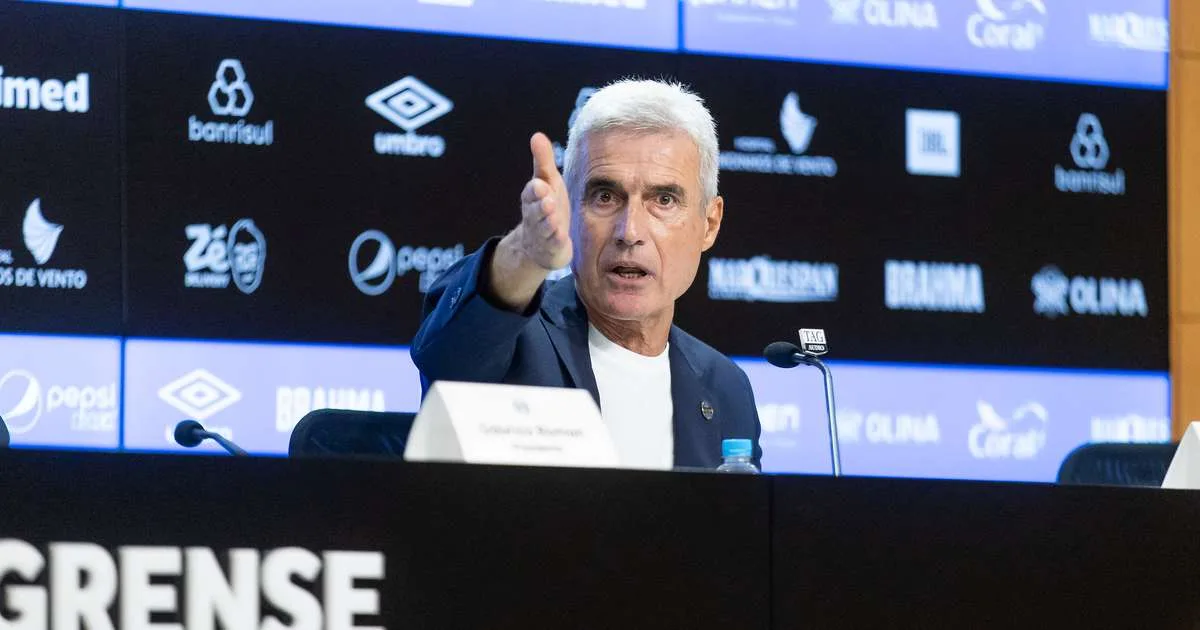 CEO do Grêmio é sincero sobre futuro de Luís Castro